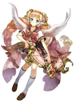 画像ギャラリー No.003のサムネイル画像 / 「ワクサガ」，安倍晴明＆エルルーンが制服姿に。GWキャンペーンを実施