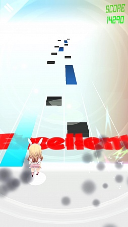 画像ギャラリー No.009のサムネイル画像 / スキンが選べて操作もカンタン！　Android向けリズムアクションゲーム「beat beat! ミュージッククエスト」を紹介する「（ほぼ）日刊スマホゲーム通信」第1052回