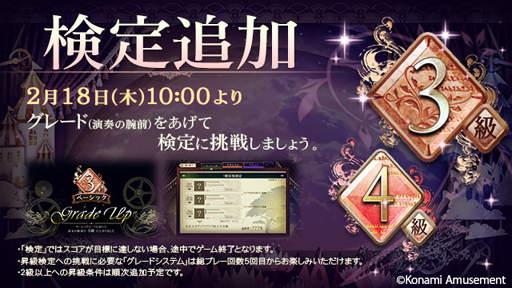 画像ギャラリー No.001のサムネイル画像 / 「ノスタルジア Op.3」，検定のベーシックとリサイタルに3級と4級が追加