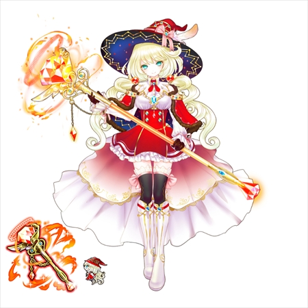 画像ギャラリー No.002のサムネイル画像 / 「魔法陣少女 ノブナガサーガ」，新キャラ「シャルルVII」が登場。新スキル「リフレクト」を搭載
