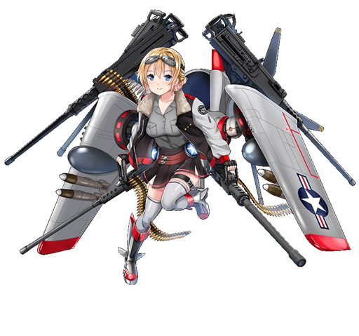 画像ギャラリー No.002のサムネイル画像 / 「空戦乙女」，タワーイベント「襲来！アンノウン」が開催。空乙女「エルサ」がF-51Dマスタングで登場