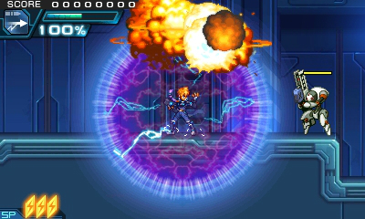 画像ギャラリー No.017のサムネイル画像 / 3DS用ソフト「蒼き雷霆 ガンヴォルト 爪」が，2016年夏に発売決定。前作のライバル「アキュラ」がプレイアブルキャラクターとして登場