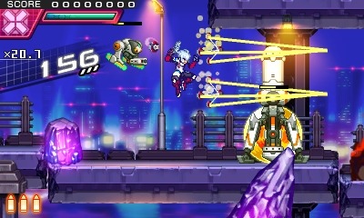 画像ギャラリー No.005のサムネイル画像 / 「蒼き雷霆 ガンヴォルト 爪」ガンヴォルト達をサポートする2人の歌姫「シアン」と「RoRo(ロロ)」の能力が明らかに