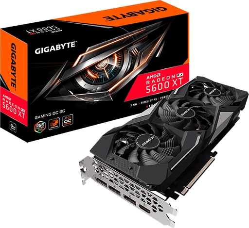 画像ギャラリー No.001のサムネイル画像 / 大型3連ファン搭載でOC仕様のRX 5600 XTカードがGIGABYTEから