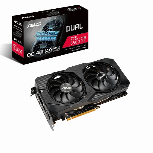 画像ギャラリー No.001のサムネイル画像 / 独自2連ファン搭載のRX 5500 XTカードがASUSから。税込2万6000円前後
