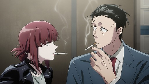 画像ギャラリー No.002のサムネイル画像 / そうだ アニメ，見よう：第267回は「スーパーの裏でヤニ吸うふたり」。中年サラリーマンと若い女性店員の恋模様を描いた癒し系アニメ