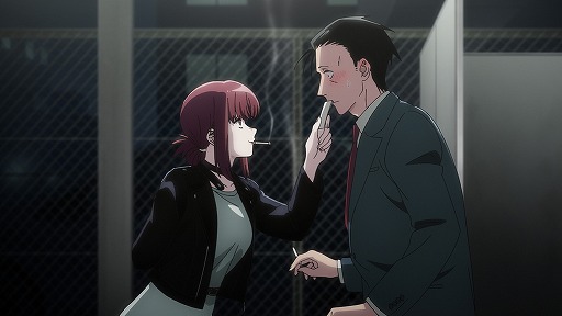 画像ギャラリー No.038のサムネイル画像 / そうだ アニメ，見よう：第267回は「スーパーの裏でヤニ吸うふたり」。中年サラリーマンと若い女性店員の恋模様を描いた癒し系アニメ