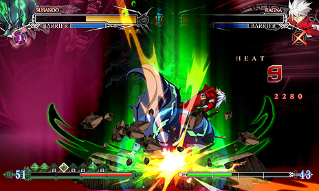 画像ギャラリー No.013のサムネイル画像 / コンシューマ機版「BLAZBLUE CENTRALFICTION」,ストーリーモードクリアなどで解放されるプレイアブルキャラ「スサノオ」の情報が公開