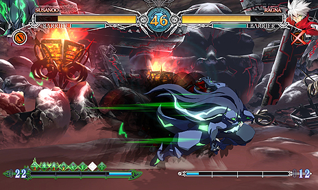 画像ギャラリー No.015のサムネイル画像 / コンシューマ機版「BLAZBLUE CENTRALFICTION」,ストーリーモードクリアなどで解放されるプレイアブルキャラ「スサノオ」の情報が公開