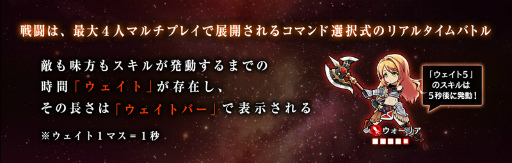 画像ギャラリー No.002のサムネイル画像 / 「黒騎士と白の魔王」,リリース予定日を4月末に変更&CBTを4月中旬に実施。“ウェイト”の駆け引きがキモとなるバトルシステムも紹介