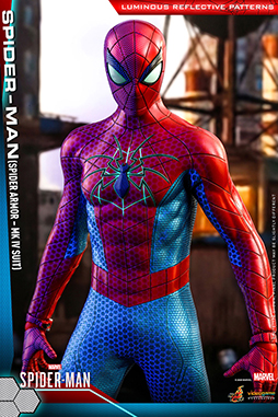 画像ギャラリー No.003のサムネイル画像 / 「Marvel’s Spider-Man」,スパイダー・アーマーMK IVスーツを着用したスパイダーマンの1/6スケールフィギュアが発売決定