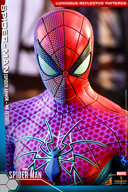画像ギャラリー No.004のサムネイル画像 / 「Marvel’s Spider-Man」,スパイダー・アーマーMK IVスーツを着用したスパイダーマンの1/6スケールフィギュアが発売決定