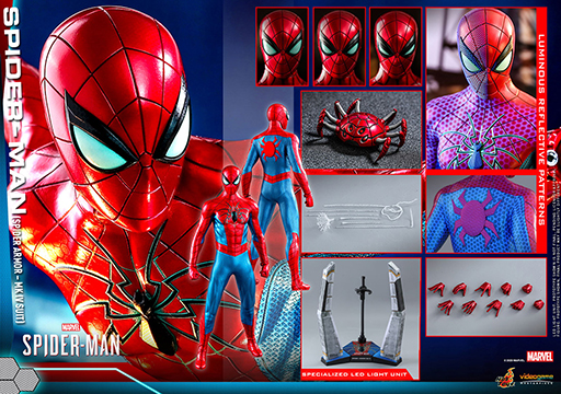 画像ギャラリー No.007のサムネイル画像 / 「Marvel’s Spider-Man」,スパイダー・アーマーMK IVスーツを着用したスパイダーマンの1/6スケールフィギュアが発売決定