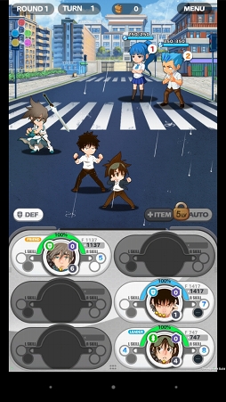 画像ギャラリー No.019のサムネイル画像 / 【PR】コミック形式で展開するフルボイスの物語や，簡単操作で楽しめるド派手な闘いが魅力の“学園てっぺんRPG”「ゴッドオブハイスクール」を紹介