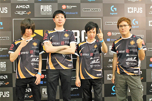 画像ギャラリー No.007のサムネイル画像 / 「PUBG JAPAN SERIES Season1 Grade1」,SunSister Suicider'sが4度のドン勝で総合1位に。歴戦チームの明暗が分かれたDAY3レポート