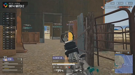 画像ギャラリー No.013のサムネイル画像 / 「PUBG CONTINENTAL SERIES 1 ASIA」レポート。優勝は中国チームのInfantry，国際大会に初出場のELEMENT.36が頭角を現す