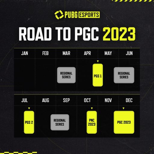 画像ギャラリー No.001のサムネイル画像 / 「PUBG」,eスポーツ大会“Global PUBG Esports”2023年の大会日程の詳細が公開