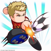 画像ギャラリー No.002のサムネイル画像 / 「実況パワフルサッカー」にアザール,ルカクなどベルギー代表の6選手が登場