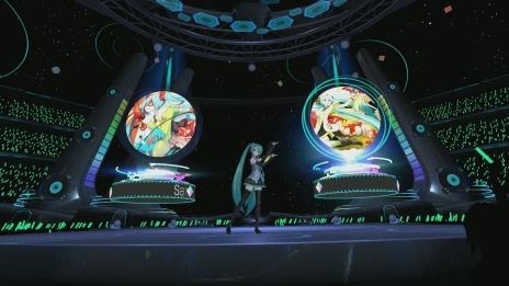 画像ギャラリー No.018のサムネイル画像 / 「初音ミク VRフューチャーライブ」は“1st Stage”。第2弾,第3弾の配信や,ミクと二人きりの特別な時間も過ごせるゲーム本編などの情報が公開
