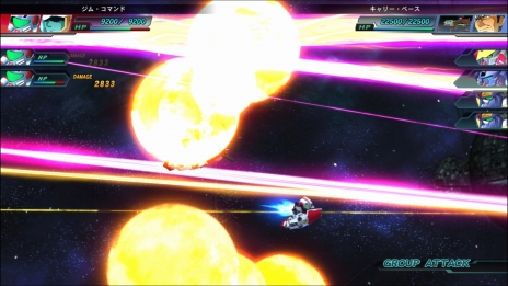 画像ギャラリー No.021のサムネイル画像 / 「SDガンダム ジージェネレーション ジェネシス」本作で復活する「SFS（サブ・フライト・システム）」や，戦艦とMSで連携する「グループ攻撃」などの情報が公開