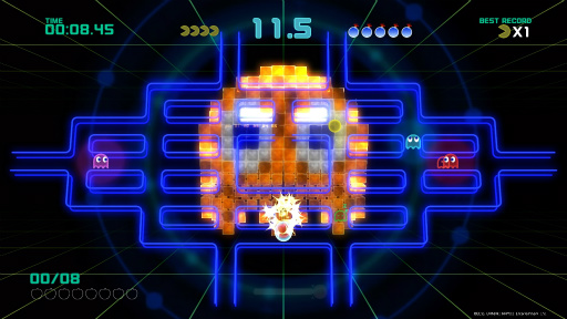 画像ギャラリー No.022のサムネイル画像 / 「PAC-MAN CHAMPIONSHIP EDITION 2」プレイレポート。ボスキャラの登場で，より派手に，ますますストイックになってパックマンが帰ってきた