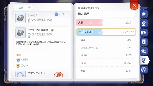 画像ギャラリー No.004のサムネイル画像 / 冒険を楽しむほどキャラクターが成長する！　プレイ日記その18：「ラグマス」を遊び尽くすために“実績”のことを知ろう