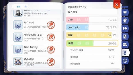 画像ギャラリー No.031のサムネイル画像 / 冒険を楽しむほどキャラクターが成長する！　プレイ日記その18：「ラグマス」を遊び尽くすために“実績”のことを知ろう