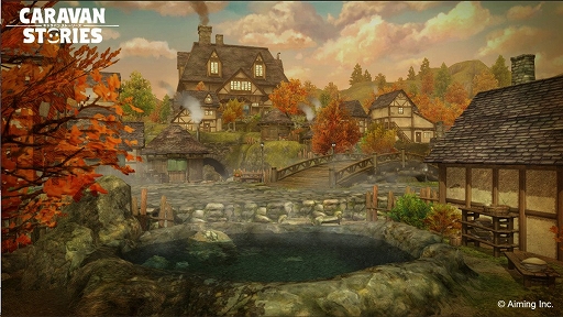 画像ギャラリー No.002のサムネイル画像 / 「CARAVAN STORIES」に新エリア「クレセント温泉郷」が実装。新ヒーロー“マーサ”＆“リッタリア”のピックアップガチャも開催中