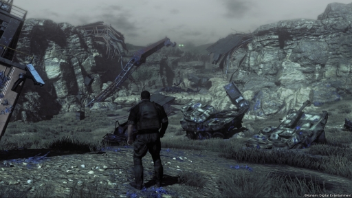 画像ギャラリー No.001のサムネイル画像 / 「METAL GEAR SURVIVE」の「シングルプレイモード」をプレイ。砂塵に包まれ，怪物が徘徊する未知の世界で，生き残るための厳しさを体感した