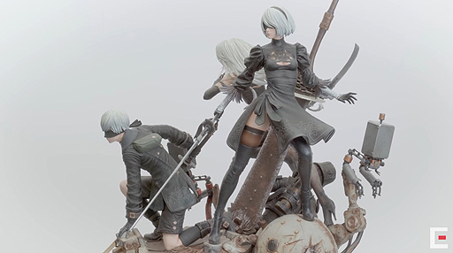 画像ギャラリー No.007のサムネイル画像 / 大ボリュームの「NieR:Automata」フィギュアが発表。スクエニ×プライム1スタジオによる「SQUARE ENIX MASTERLINE」の第1弾
