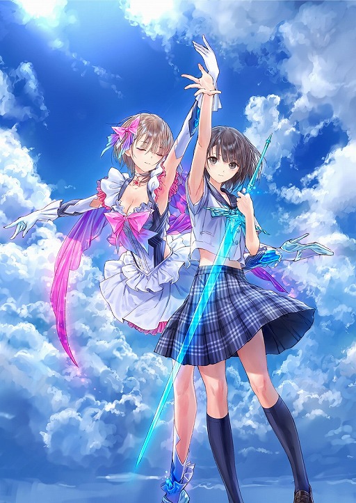画像ギャラリー No.009のサムネイル画像 / 「BLUE REFLECTION 幻に舞う少女の剣」と「蒼き革命のヴァルキュリア」のコラボが実現。岸田メル氏と清原 紘氏が湯船で熱い思いを語り合った