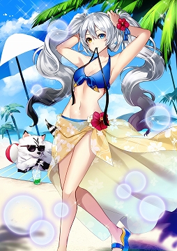 画像ギャラリー No.004のサムネイル画像 / 「アルテイルクロニクル」，人気キャラクターが水着姿で登場する「ゴッドクロニクルガチャ」が開催