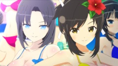 画像ギャラリー No.005のサムネイル画像 / 「閃乱カグラ PEACH BEACH SPLASH」,主題歌も聴けるオープニングアニメが公開。Vita版「ESTIVAL VERSUS」廉価版は11月17日に発売