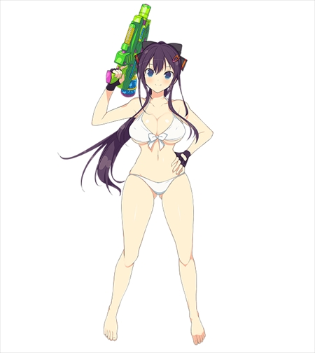 画像ギャラリー No.016のサムネイル画像 / 「閃乱カグラ PEACH BEACH SPLASH」，「VALKYRIE DRIVE」コラボキャラクターとして“神楽坂倫花”と“神楽坂乱花”が本日配信