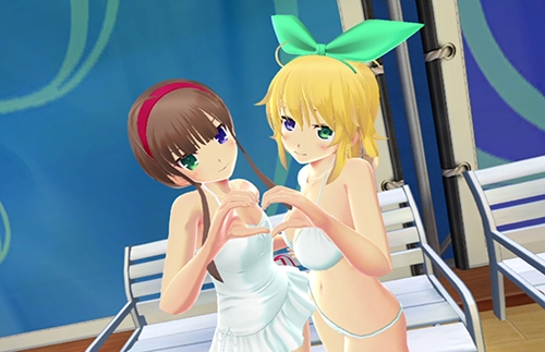 画像ギャラリー No.022のサムネイル画像 / 「閃乱カグラ PEACH BEACH SPLASH」，「VALKYRIE DRIVE」コラボキャラクターとして“神楽坂倫花”と“神楽坂乱花”が本日配信