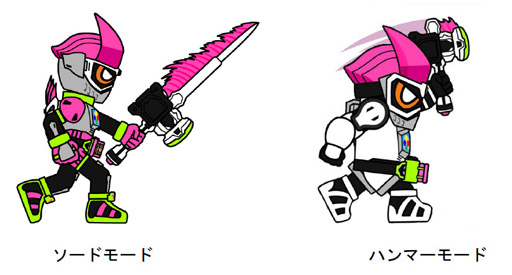 画像ギャラリー No.003のサムネイル画像 / 新作スマホ向けアプリ「仮面ライダーエグゼイド×チャリ走」,事前登録の受付を開始