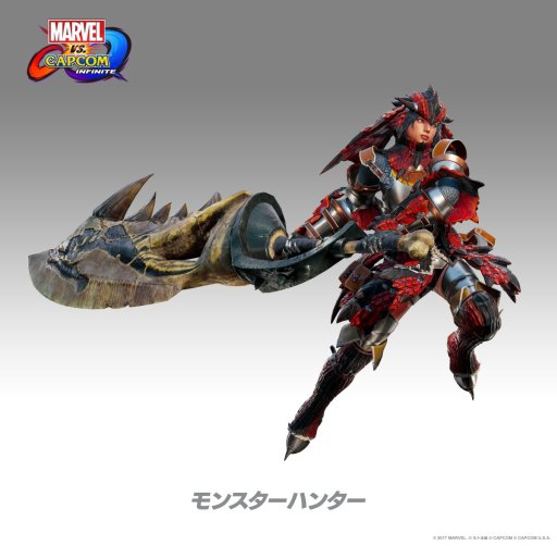 画像ギャラリー No.001のサムネイル画像 / 本日発売，2D格闘「MARVEL VS. CAPCOM: INFINITE」。「モンスターハンター」より，あらゆる武器を使いこなすハンターがDLCキャラで参戦