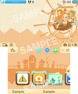 画像ギャラリー No.001のサムネイル画像 / 「ぐるみん3D」の3DS用テーマ，第4弾の「ぐるぐる」が配信開始