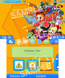 画像ギャラリー No.005のサムネイル画像 / 「ぐるみん3D」の3DS用テーマ，第4弾の「ぐるぐる」が配信開始