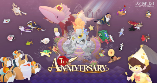 画像ギャラリー No.004のサムネイル画像 / 「アビスリウム」の7周年記念イベントがスタート。テーマは仮面舞踏会で，「メイドタツノオトシゴ」など56種類の海洋生物が登場