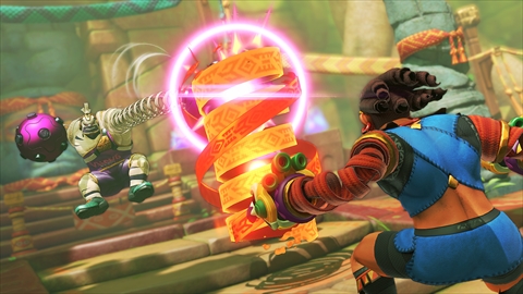 画像ギャラリー No.010のサムネイル画像 / 本日配信開始の「ARMS」Ver.4で新ファイター「ミサンゴ」,毒属性の新アーム,新ステージ,期間限定開催の新モードが追加。バランス調整も実施
