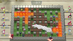 画像ギャラリー No.001のサムネイル画像 / 「SUPER BOMBERMAN R」プレイレポート。おなじみのゲームシステムをベースに各要素がパワーアップし，テーブルモードとの相性も良し