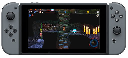 画像ギャラリー No.003のサムネイル画像 / Nintendo Switch用ソフト「みんなでワイワイ！スペランカー」は4月20日発売へ。みんなで楽しめる洞窟探検アクションアドベンチャー