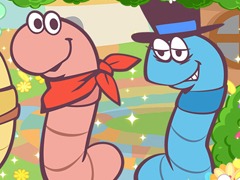 キュートなみみずパズル「ぐんぺい 花のカーニバル」が配信決定＆事前登録開始。応援モデルに双子“りんか＆あんな”さんを起用
