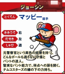画像ギャラリー No.008のサムネイル画像 / 「プロ野球 ファミスタ クライマックス」，あの「ナムコスターズ」の選手達をいち早く使えるショップ別オリジナル特典が決定