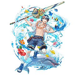 画像ギャラリー No.015のサムネイル画像 / 「ファイアーエムブレム ヒーローズ」,水着を着用したバルドルやヘズが登場。6月17日にスタートする超英雄召喚イベントの内容を紹介