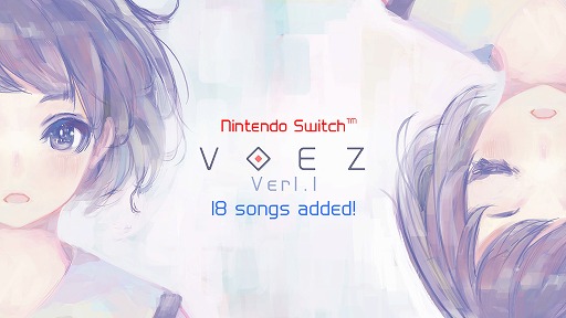 画像ギャラリー No.019のサムネイル画像 / Switch版「VOEZ」,新たに18曲を追加する「楽曲追加パッチVer1.1」が配信開始