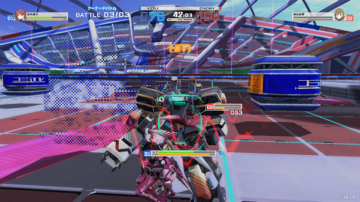 画像ギャラリー No.009のサムネイル画像 / 「とある魔術の電脳戦機(バーチャロン)」発売直前インプレッション。バーチャロンの根幹は変わらず,戦いに新たな選択肢が提示される