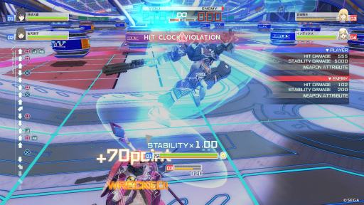 画像ギャラリー No.026のサムネイル画像 / 「とある魔術の電脳戦機(バーチャロン)」発売直前インプレッション。バーチャロンの根幹は変わらず,戦いに新たな選択肢が提示される