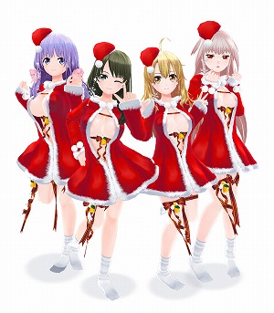 画像ギャラリー No.007のサムネイル画像 / 「ハニー×ブレイド2」，新サンタSSRが当たるガチャなどクリスマスを記念したキャンペーン後半戦を開催